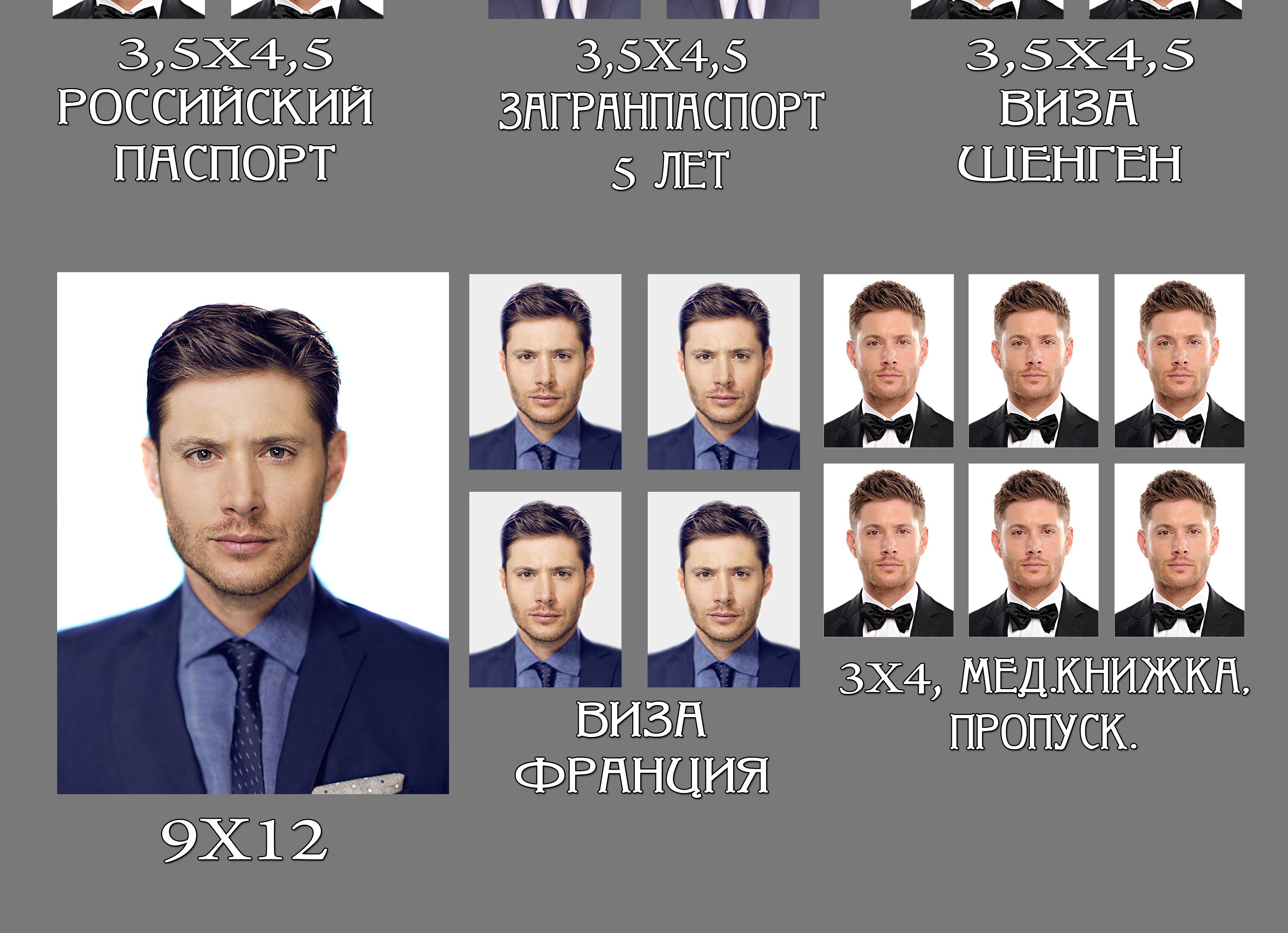 Стандарты снимков для заявления на вид на жительство для иностранцев в бумажном и электронном виде