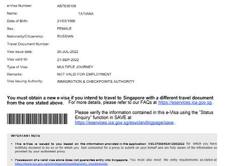 Как получить визу в Сингапур: виды и порядок оформления